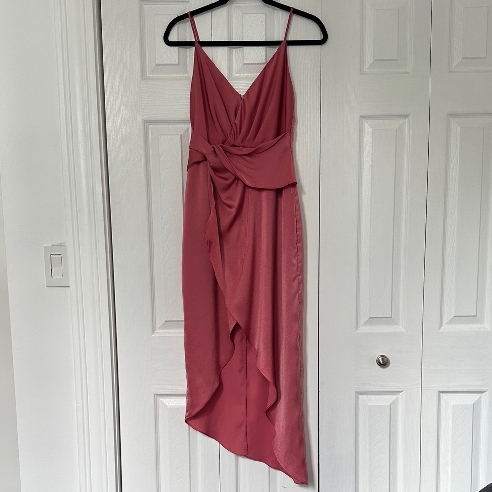 Floret Studios Satin Slip  Dress